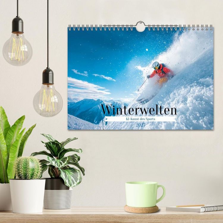 Produktbild: Winterwelten (Wandkalender 2027 DIN A4 quer), CALVENDO Monatskalender