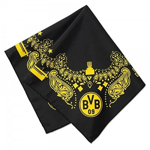 Produktbild: BVB 2466634, Herren Bandana, schwarz/gelb, one size