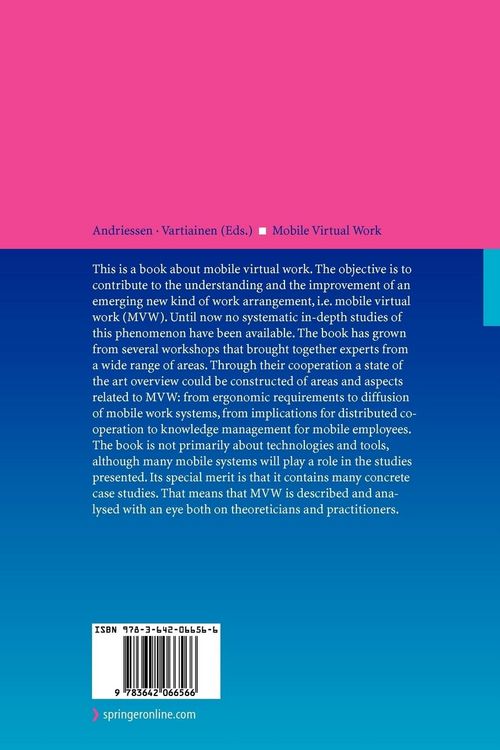 Produktbild: Mobile Virtual Work
