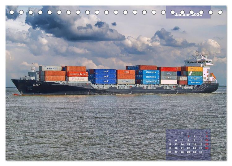 Produktbild: Faszination Seefahrt (Tischkalender 2026 DIN A5 quer), CALVENDO Monatskalender