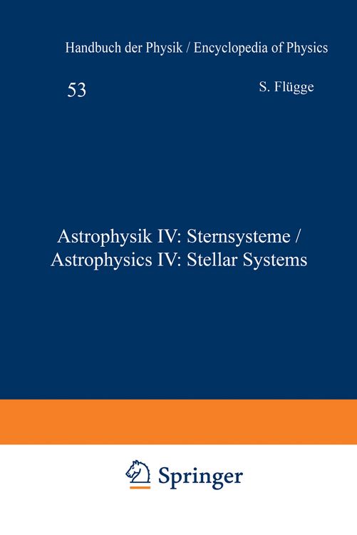 Produktbild: Astrophysik IV: Sternsysteme / Astrophysics IV: Stellar Systems