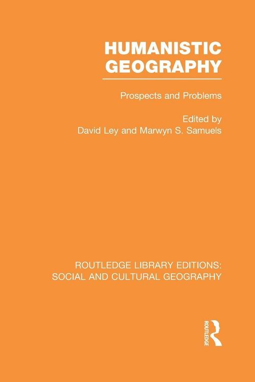 Produktbild: Humanistic Geography