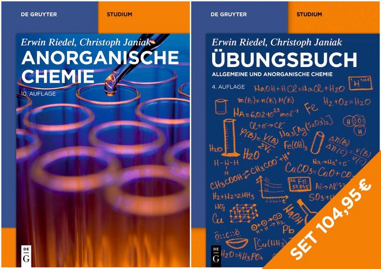 Produktbild: [SET Anorganische Chemie, 10.A. und &Uuml;bungsbuch Allgemeine und Anorganische Chemie 4.A.]