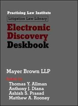Produktbild: Electronic Discovery Deskbook
