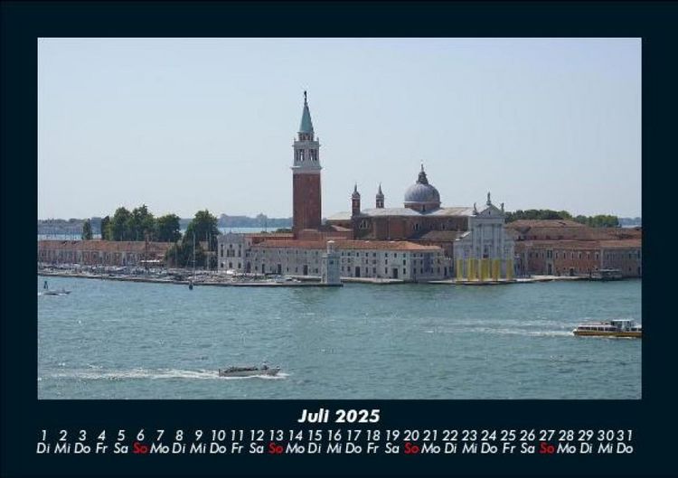 Produktbild: Venedig 2025 Fotokalender DIN A5