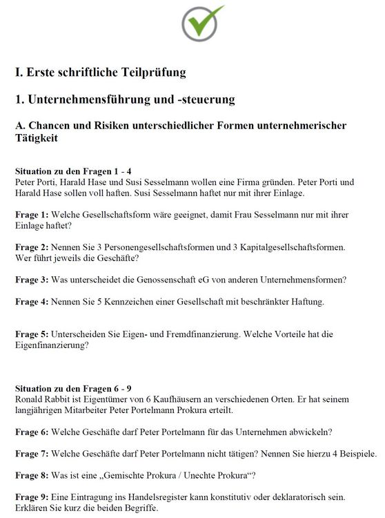 Produktbild: Top-Pr&uuml;fung Handelsfachwirt/-in - 400 Fragen zur Pr&uuml;fungsvorbereitung (Ringbindung)