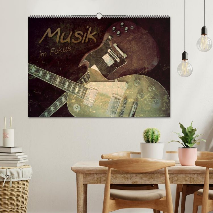 Produktbild: Musik im Fokus (Wandkalender 2026 DIN A2 quer), CALVENDO Monatskalender