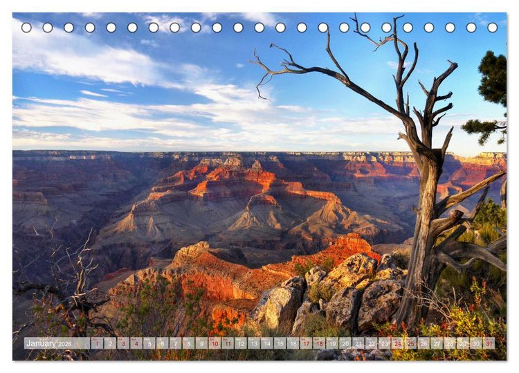 Produktbild: Grand Canyon National Park (Desk Calendar 2026 DIN A5 landscape), CALVENDO 12 Month DeskCalendar