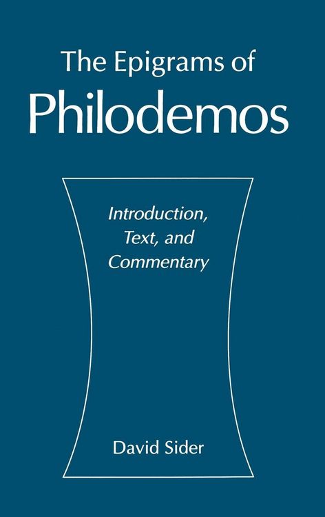 Produktbild: The Epigrams of Philodemos