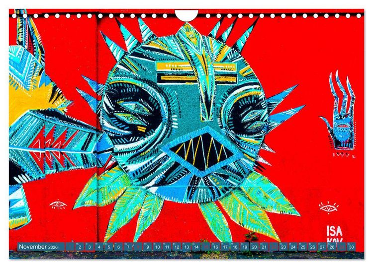 Produktbild: Street art K&ouml;ln Michael Jaster (Wandkalender 2026 DIN A4 quer), CALVENDO Monatskalender