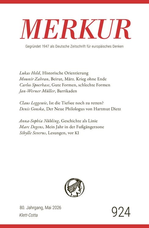 Produktbild: MERKUR 5/2026, Jg.80