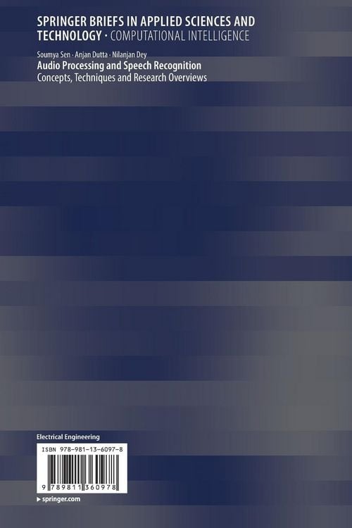 Produktbild: Audio Processing and Speech Recognition