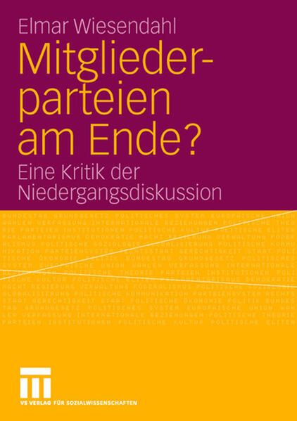 Produktbild: Mitgliederparteien am Ende?