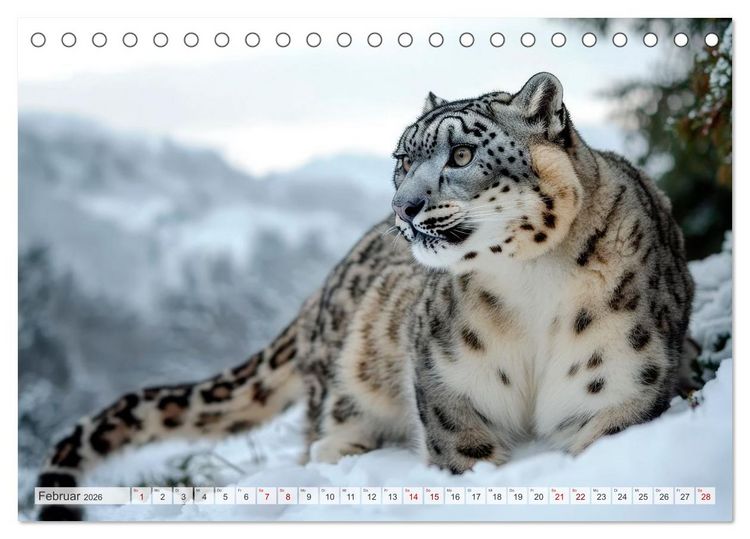 Produktbild: Bedrohte Tierwelt SCHATTEN DES VERSCHWINDENS (Tischkalender 2026 DIN A5 quer), CALVENDO Monatskalender