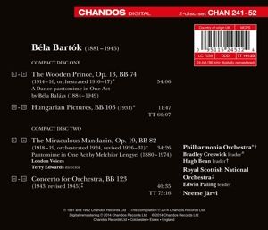Produktbild: Der Wunderbare Mandarin/Konzert f&uuml;r Orchester/+