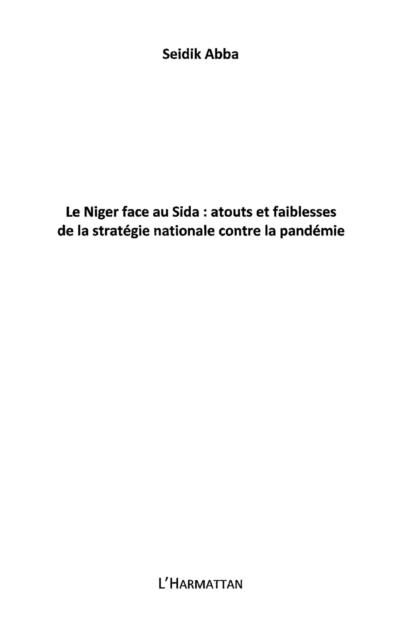 Produktbild: Le niger face au sida: atouts et faiblesses de la strategie