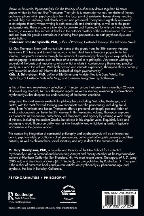 Produktbild: Essays in Existential Psychoanalysis