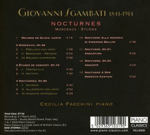 Produktbild: Sgambati:Nocturnes,Morceaux,Etudes