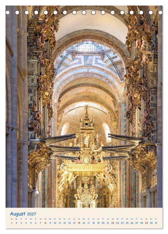 Produktbild: Orgel Giganten (Tischkalender 2027 DIN A5 hoch), CALVENDO Monatskalender