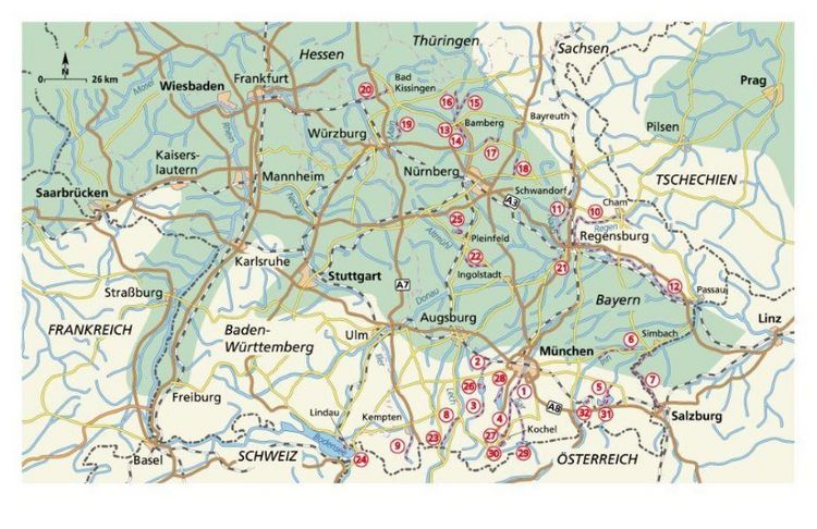 Produktbild: Die sch&ouml;nsten Kanutouren in Bayern