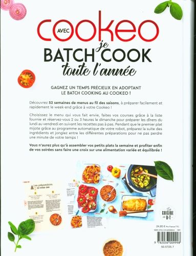 Produktbild: Je batch cook toute l'ann&eacute;e avec Cookeo