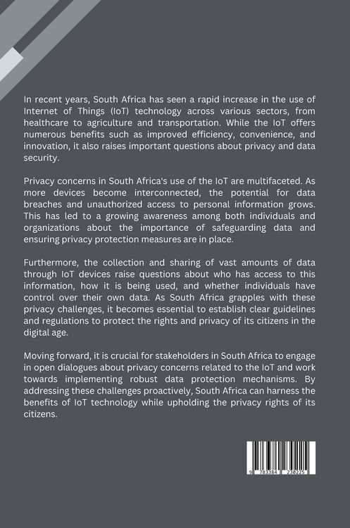Produktbild: Beyond Connectivity: Exploring Privacy Concerns in South Africa's Use of the Internet of Things