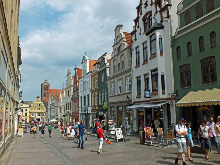 Produktbild: CALVENDO Puzzle Einkaufen in der Kr&auml;merstra&szlig;e | 1000 Teile Lege-Gr&ouml;&szlig;e 64x48cm Foto-Puzzle f&uuml;r gl&uuml;ckliche Stunden