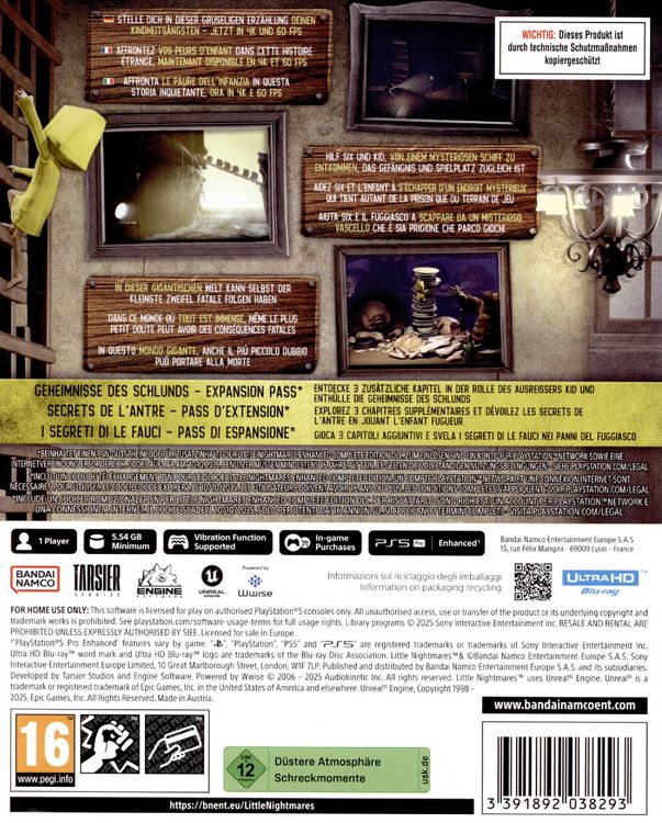 Produktbild: Little Nightmares - Enhanced Edition (Complete Edition)