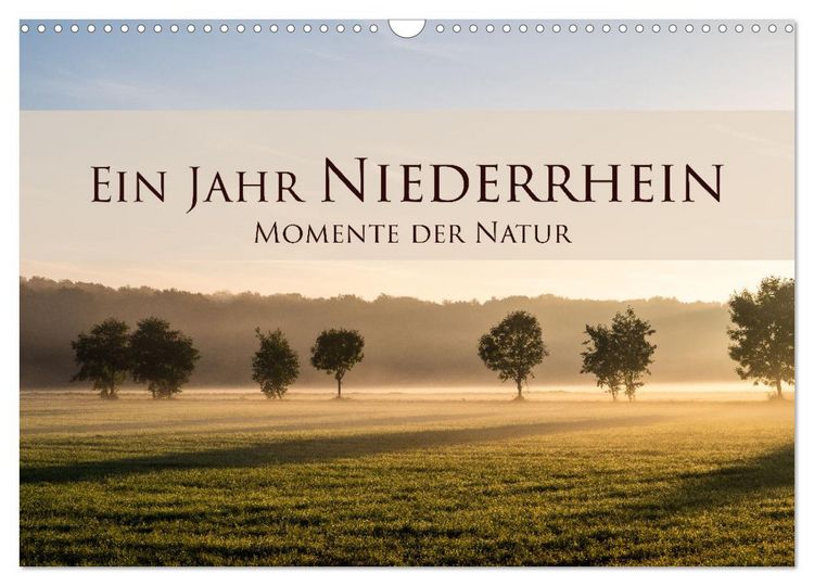 Produktbild: Ein Jahr Niederrhein Momente der Natur (Wandkalender 2026 DIN A3 quer), CALVENDO Monatskalender