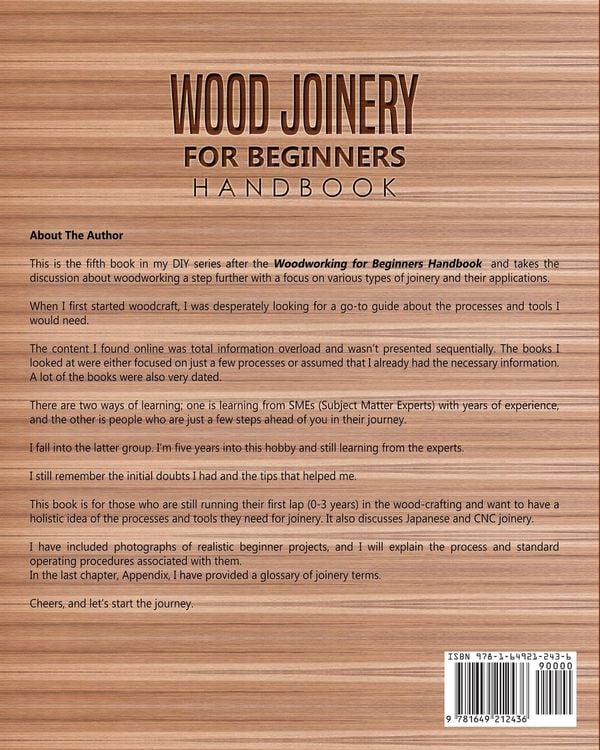 Produktbild: Wood Joinery for Beginners Handbook