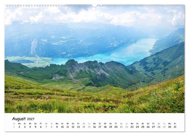 Produktbild: Faszination Berner Oberland - Wanderlust und Gipfelblick (Wandkalender 2027 DIN A2 quer), CALVENDO Monatskalender