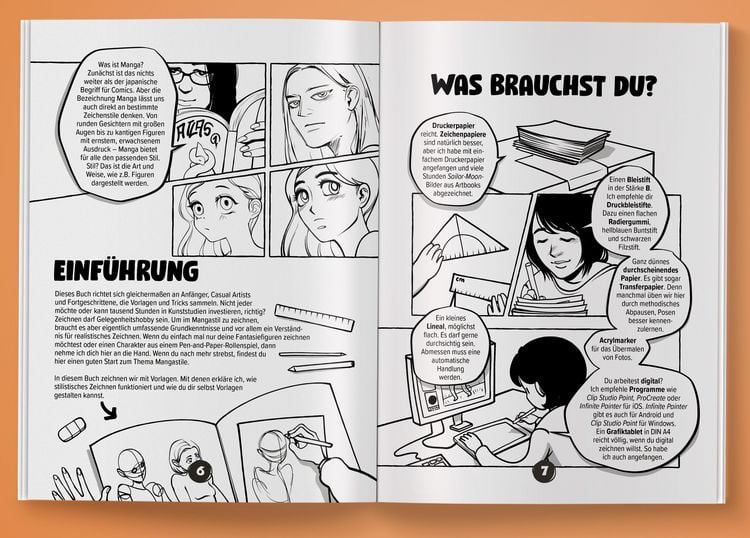 Produktbild: Manga zeichnen lernen mit Spa&szlig;