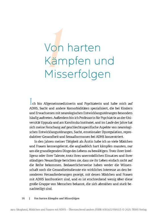 Produktbild: M&auml;dchen und Frauen mit ADHS