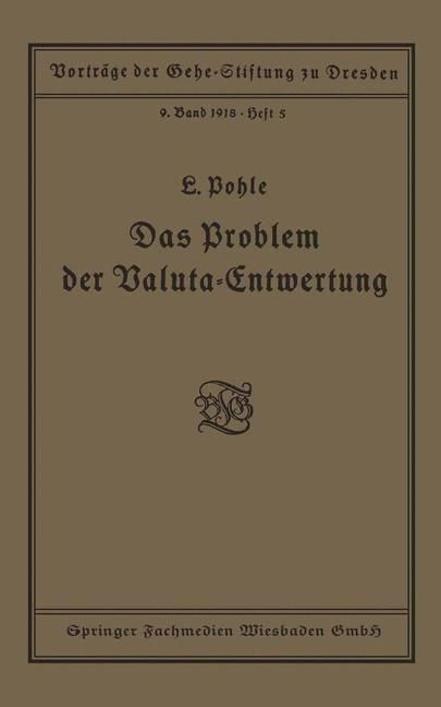 Produktbild: Das Problem der Valuta-Entwertung
