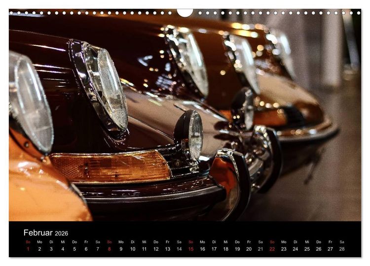 Produktbild: Heiligs Blechle - Porsche-Ikonen im Detail (Wandkalender 2026 DIN A3 quer), CALVENDO Monatskalender