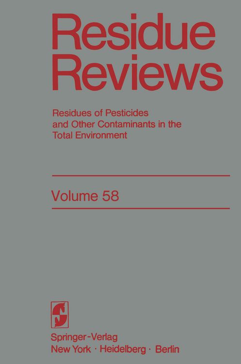 Produktbild: Residue Reviews
