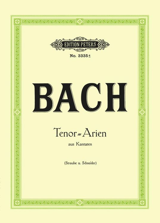 Produktbild: Bach, J: 15 Tenor Arias from Cantatas