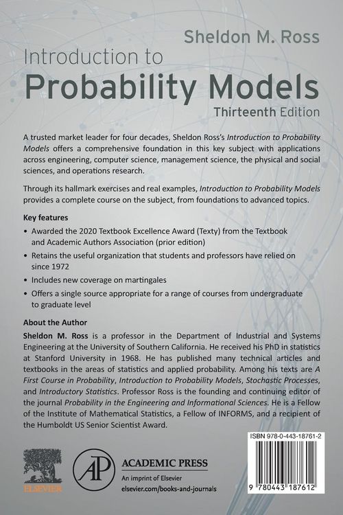 Produktbild: Introduction to Probability Models