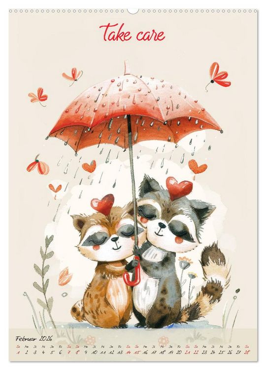 Produktbild: Secrets of love - mit Liebe durch das Jahr (hochwertiger Premium Wandkalender 2026 DIN A2 hoch), Kunstdruck in Hochglanz