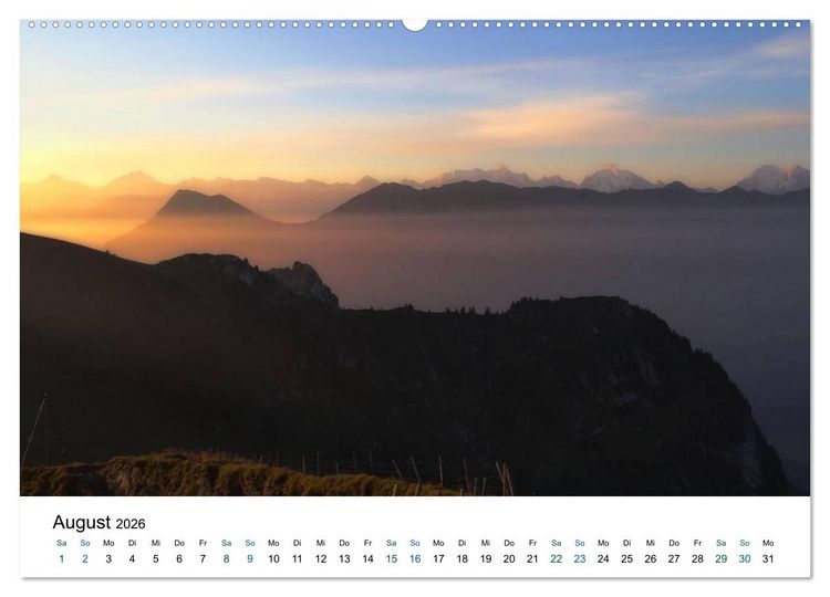 Produktbild: Stockhorn &ndash; &Uuml;ber Stock und Stein (Wandkalender 2026 DIN A2 quer), CALVENDO Monatskalender