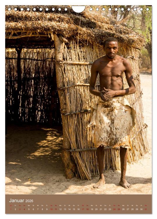 Produktbild: Beim Mbunza Volk - Namibia (Wandkalender 2026 DIN A4 hoch), CALVENDO Monatskalender
