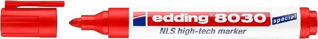 Produktbild: EDDING&reg; High-Tech Marker 8030 NLS, rot