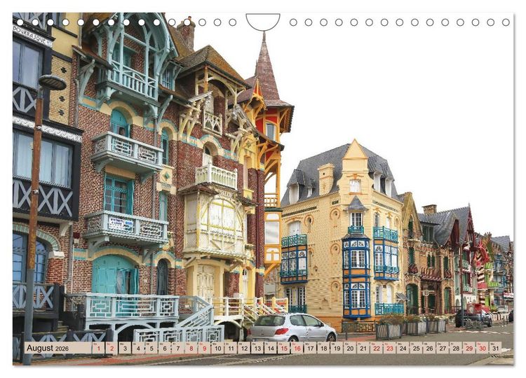 Produktbild: An der franz&ouml;sischen Alabasterk&uuml;ste - Mers-les-Bains und Le Tr&eacute;port (Wandkalender 2026 DIN A4 quer), CALVENDO Monatskalender