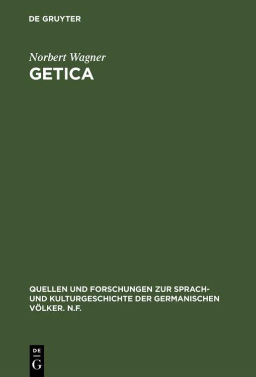 Bild vom Artikel Getica vom Autor Norbert Wagner