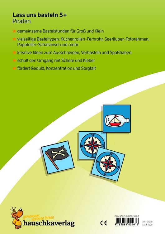 Produktbild: Lass uns basteln &ndash; Bastelbuch ab 5 Jahre &ndash; Piraten