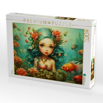 Produktbild: CALVENDO Puzzle Meerjungfrau | 1000 Teile Lege-Gr&ouml;&szlig;e 64x48cm Foto-Puzzle f&uuml;r gl&uuml;ckliche Stunden