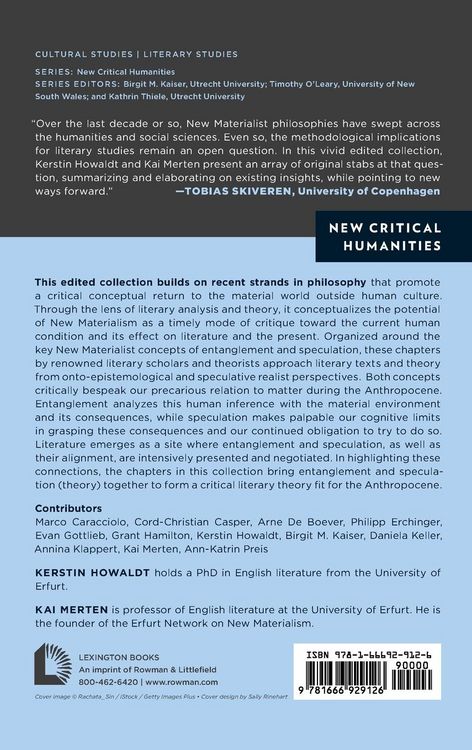 Produktbild: New Materialist Literary Theory