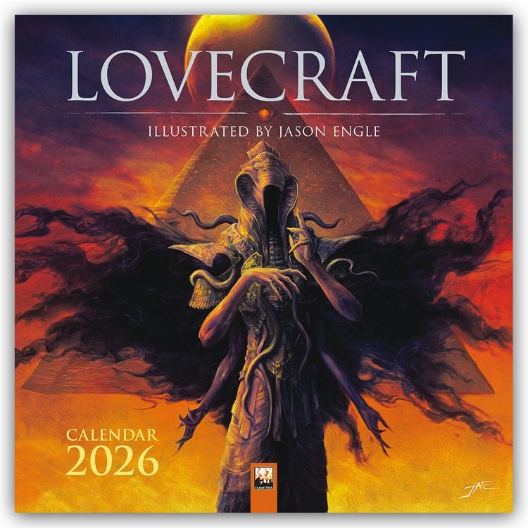 Produktbild: Lovecraft by Jason Engle 2026 – Original Flame Tree Publishing-Kalender [Kalender]