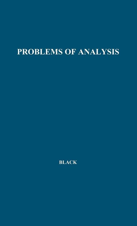 Produktbild: Problems of Analysis