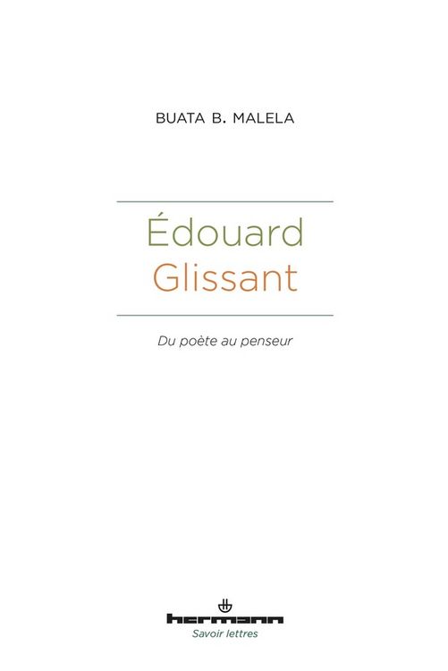 Produktbild: &Eacute;douard Glissant